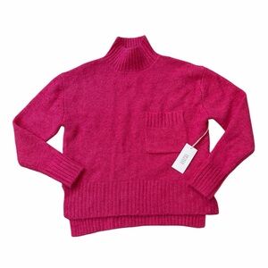 Fifteen Twenty NWT Colette Pink Turtleneck Sweater